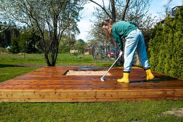 Best way to clean a deck