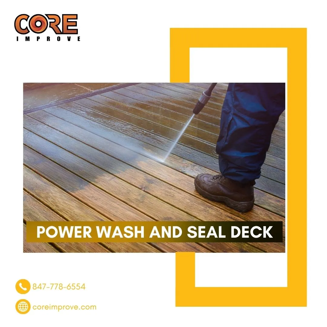 View of Power Wash and Seal Deck US for Enhanced Durability