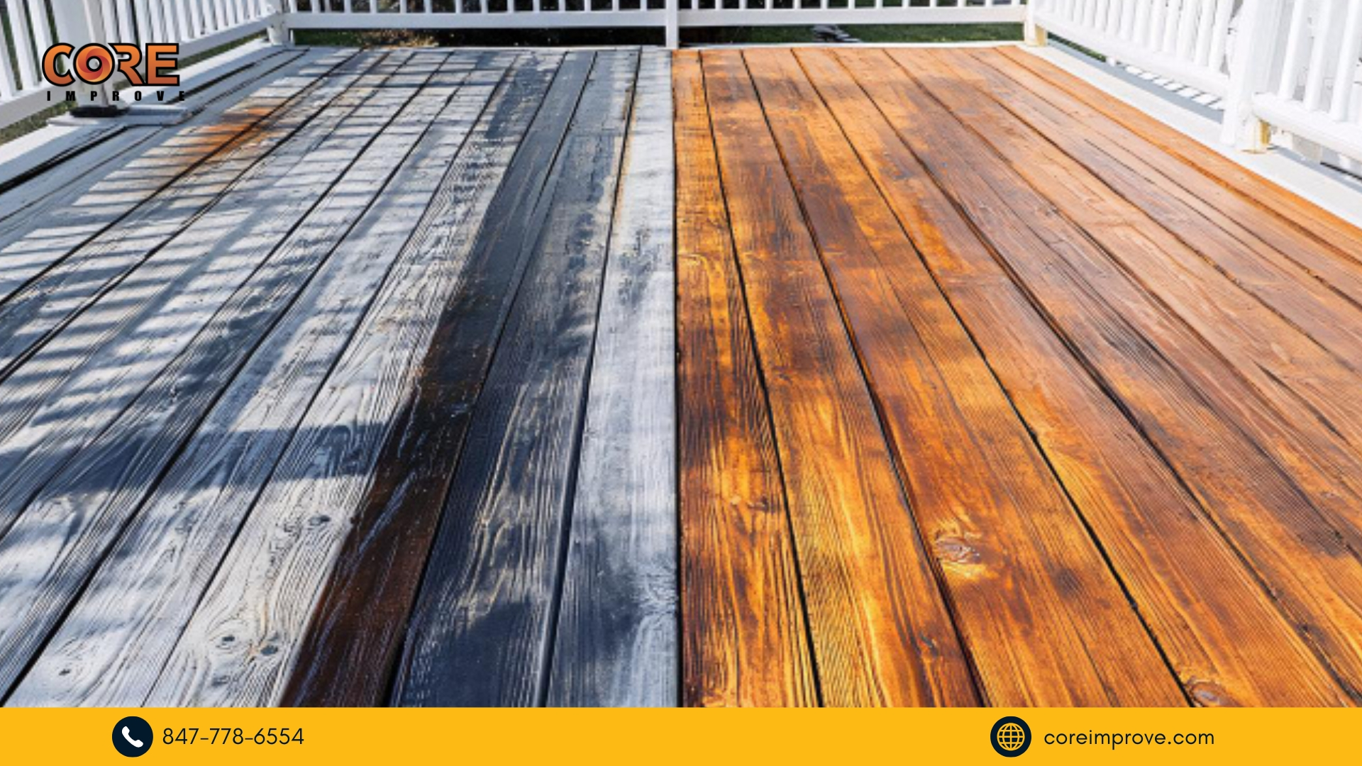 Effective Composite Deck Cleaning Solution – Core Improve