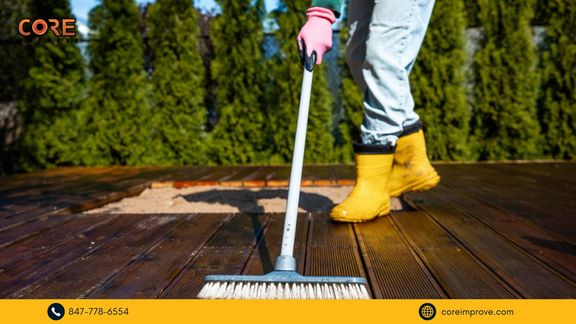 Professional Deck Cleaning and Sealing Services Core Improve