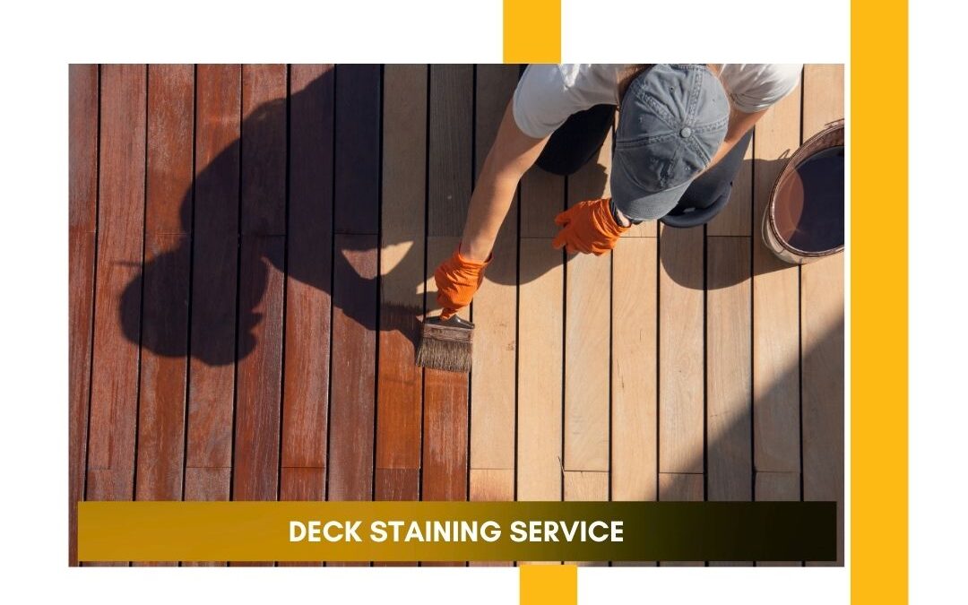 deck staining service