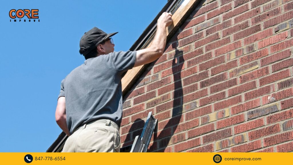Painting Over Brick House