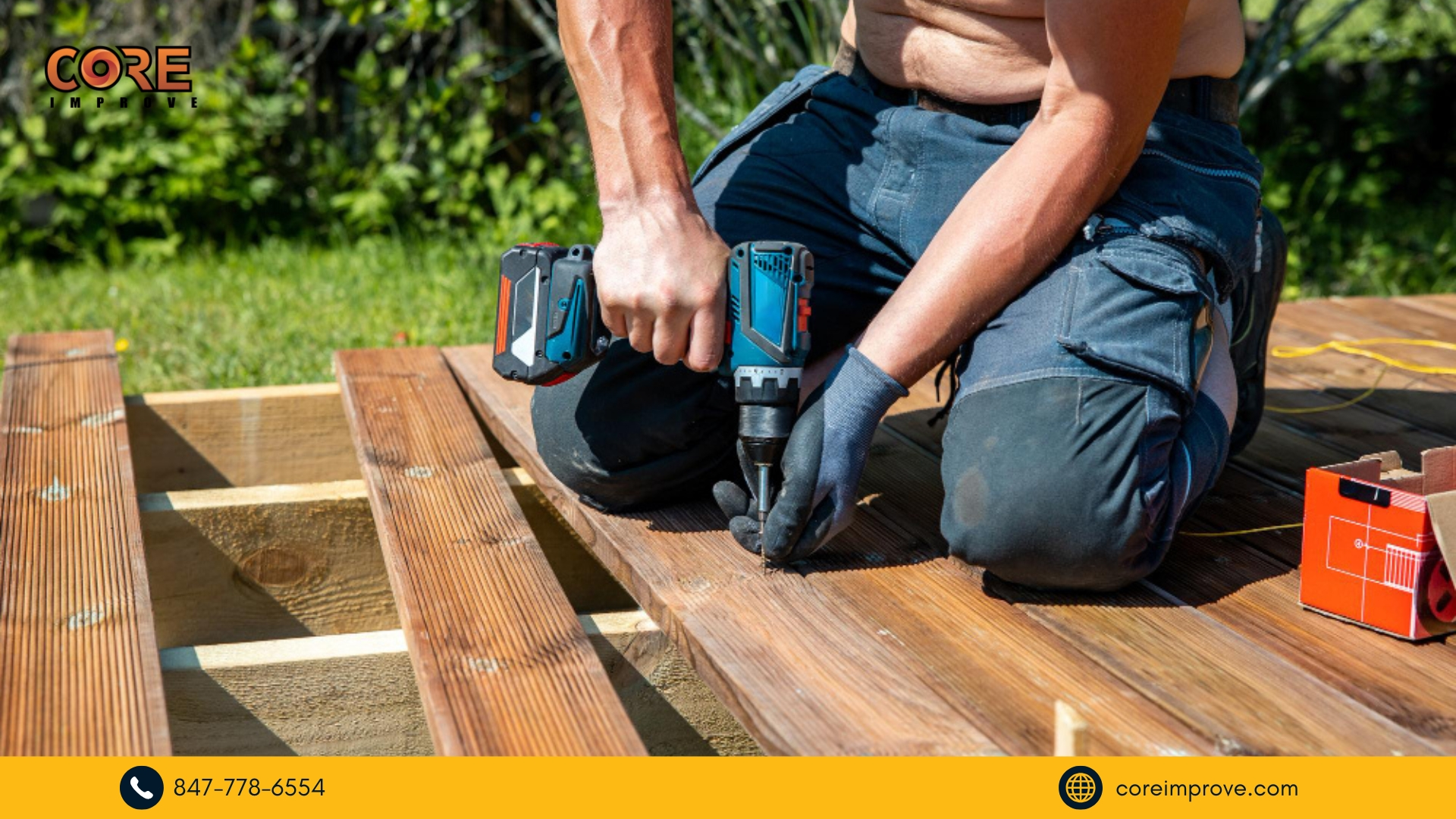 Expert Wood Deck Builder Near Me – Core Improve