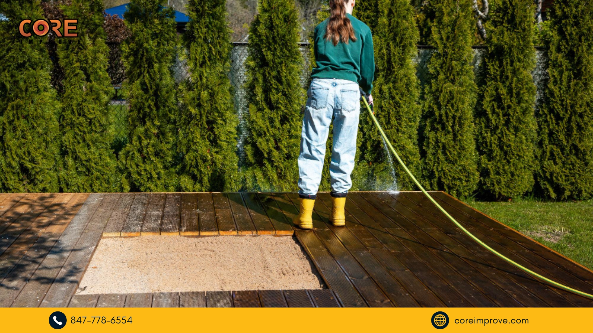 Shine & Protect | Deck Washing Near Me IL – Core Improve