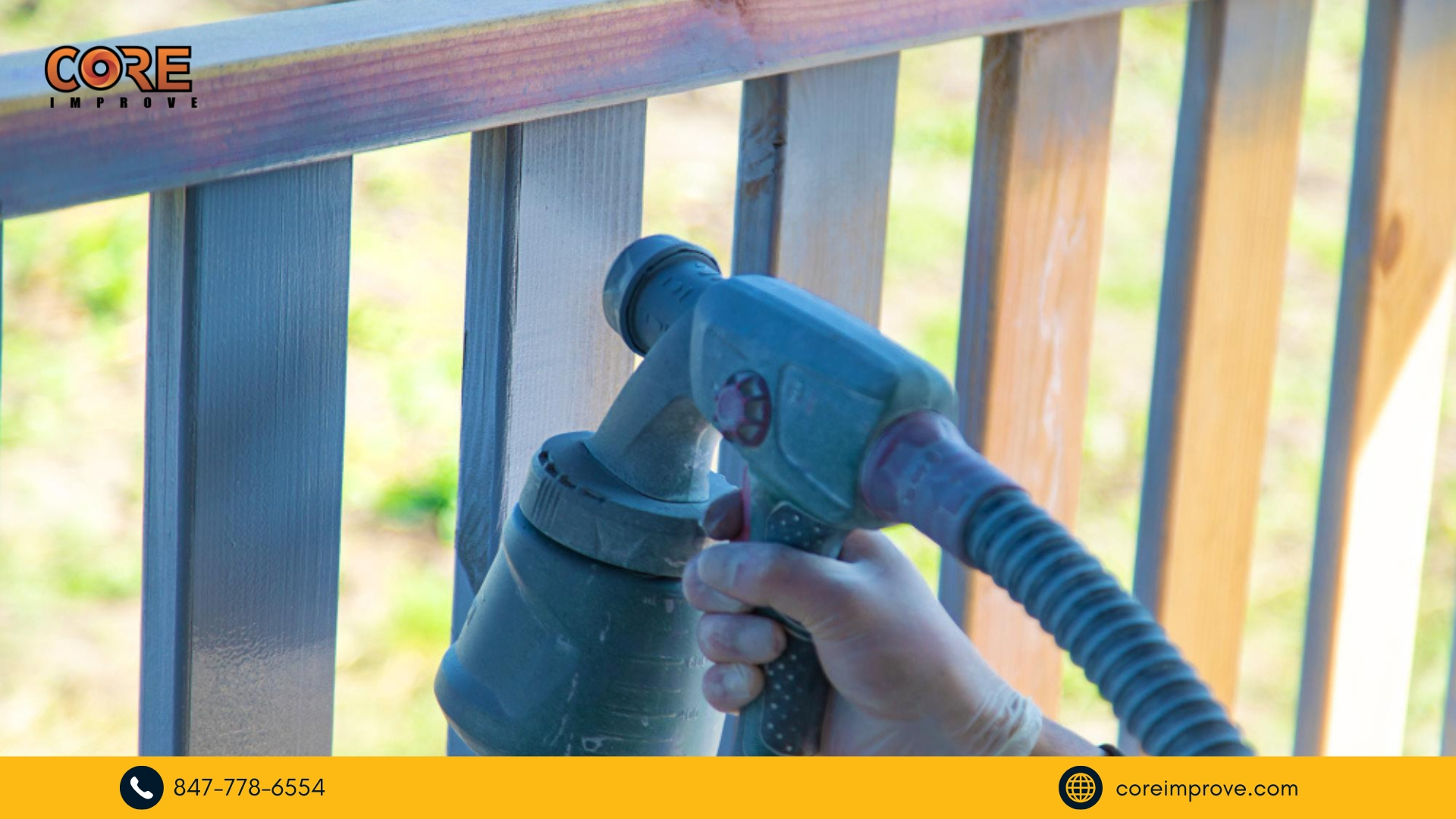 Powerful Fence Repair and Staining IL | Core Improve
