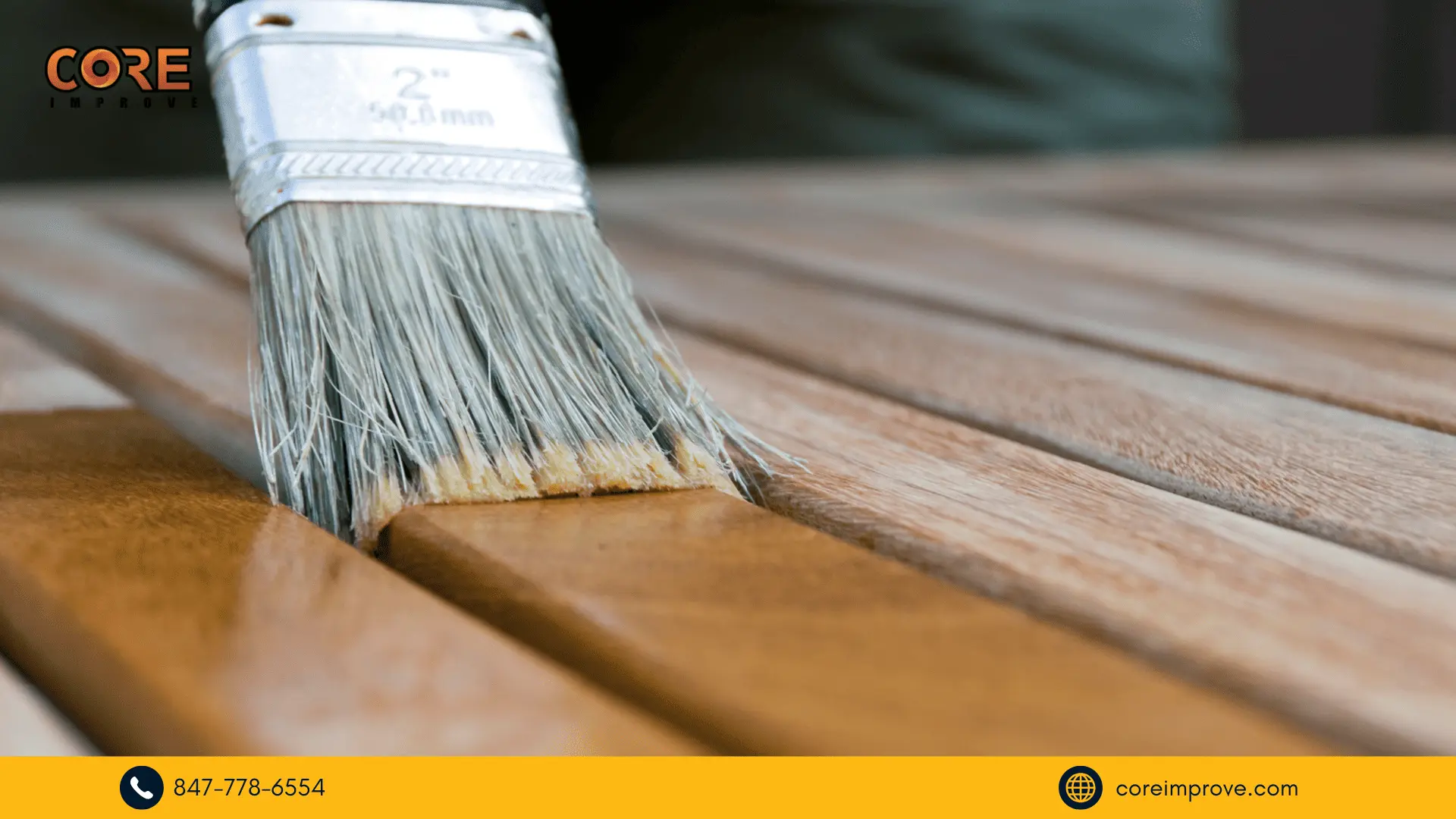 Trusted Fence Staining Services IL – Core Improve Experts