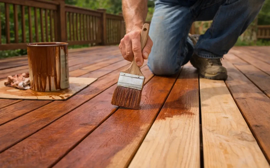 Best Time of Year to Stain a Deck in Illinois